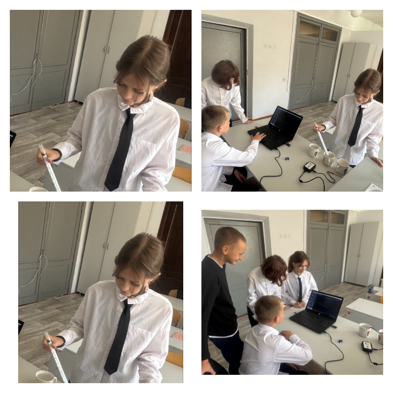 Урок-исследование "Измерение температуры при помощи жидкостного термометра и датчика температуры".